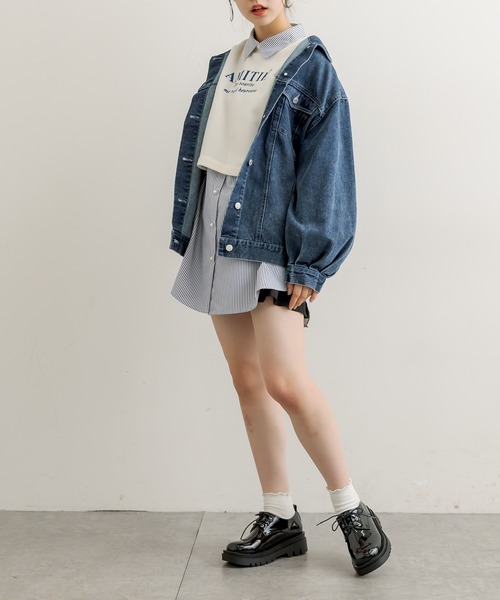 OLIVE des OLIVE(オリーブデオリーブ)の「タンク底レースアップ(その他シューズ・レディース・ダークブラウン/ブラック/ダークベージュ・SMALL/LARGE/MEDIUM)」の13枚目の写真