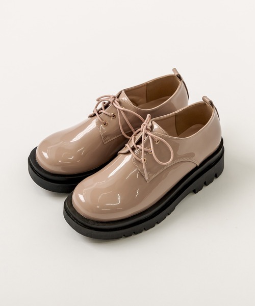 OLIVE des OLIVE(オリーブデオリーブ)の「タンク底レースアップ(その他シューズ・レディース・ダークブラウン/ブラック/ダークベージュ・SMALL/LARGE/MEDIUM)」の7枚目の写真