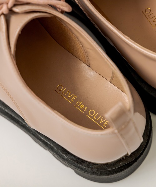 OLIVE des OLIVE(オリーブデオリーブ)の「タンク底レースアップ(その他シューズ・レディース・ダークブラウン/ブラック/ダークベージュ・SMALL/LARGE/MEDIUM)」の21枚目の写真
