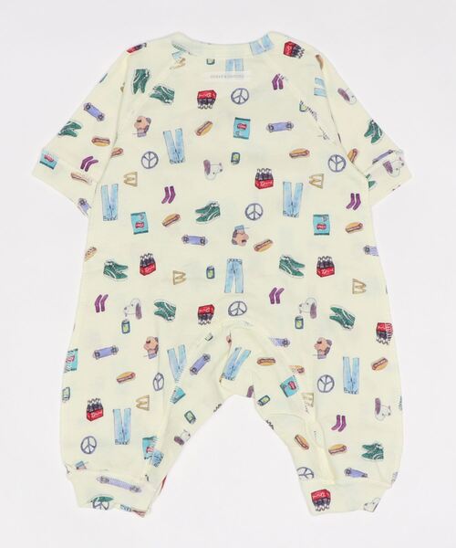 Ocean&Ground（オーシャン&グラウンド）の「//////1210105/ｽﾅｯﾌﾟｺﾝﾋﾞ肌着 Local Store（肌着・キッズ・イエロー・60cm）」の2枚目の写真