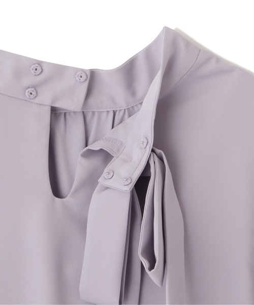 PROPORTION BODY DRESSING（プロポーションボディドレッシング）の「バックリボンブラウス / 1212110101（シャツ/ブラウス・レディース・オフホワイト/ブルー/グレー・MEDIUM/SMALL）」の15枚目の写真