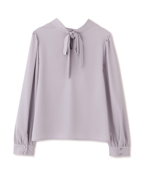 PROPORTION BODY DRESSING（プロポーションボディドレッシング）の「バックリボンブラウス / 1212110101（シャツ/ブラウス・レディース・オフホワイト/ブルー/グレー・MEDIUM/SMALL）」の19枚目の写真