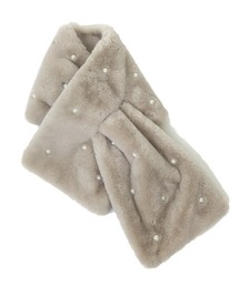 a-jolie | a-jolie パール付きエコファーティペット(マフラー)