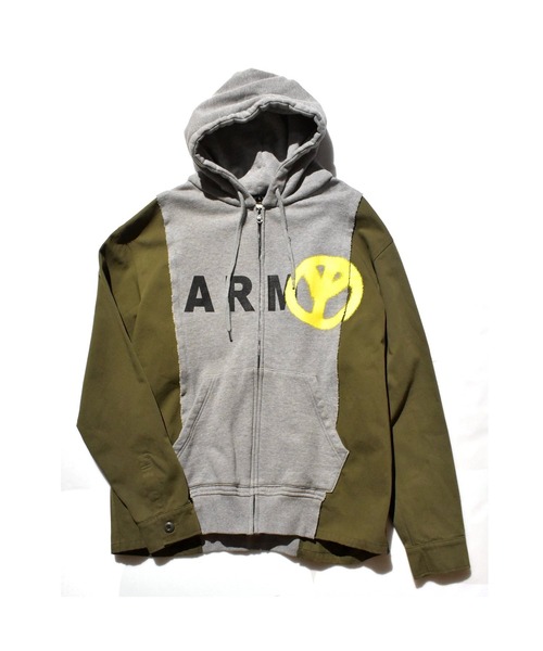 roarguns（ロアーガンズ）の「30/7/LOOSE HOODIE（パーカー・メンズ・ブラック/グレー・1/2/3）」の2枚目の写真