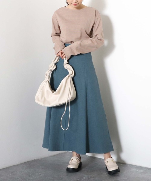 archives(アルシーヴ)の「デニムバックレースアップスカート(デニムスカート・レディース・アイボリー/ブラック/ロイヤルブルー・MEDIUM)」の7枚目の写真