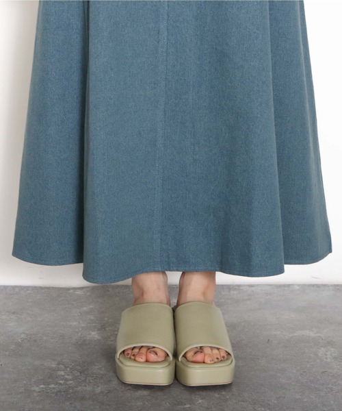 archives(アルシーヴ)の「デニムバックレースアップスカート(デニムスカート・レディース・アイボリー/ブラック/ロイヤルブルー・MEDIUM)」の15枚目の写真