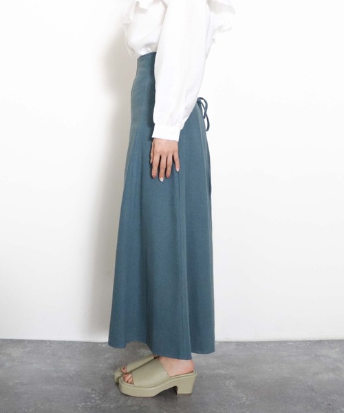 archives(アルシーヴ)の「デニムバックレースアップスカート(デニムスカート・レディース・アイボリー/ブラック/ロイヤルブルー・MEDIUM)」の18枚目の写真