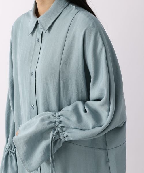 ローリーズファーム フリルデザインベージュワンピースセット セール】2WAYフリルニットワンピース 150554（ワンピース