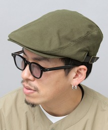 ワッフル調コットン サイドアジャスター付き ハンチング