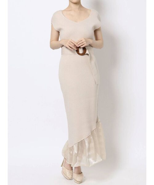 RESEXXY（リゼクシー）の「裾シアーマーメイドワンピース（ワンピース・レディース・ブラック/ブルー/アイボリー・FREE）」の11枚目の写真