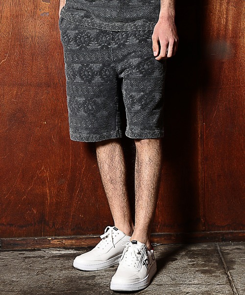 RATTLE TRAP(ラトルトラップ)の「【セットアップ対応】ピグメントバイオパイルジャガードショートパンツ(その他パンツ・メンズ・ブラック/ベージュ/ブルー・S/M/L)」の2枚目の写真