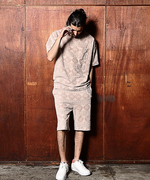 RATTLE TRAP(ラトルトラップ)の「【セットアップ対応】ピグメントバイオパイルジャガードショートパンツ(その他パンツ・メンズ・ブラック/ベージュ/ブルー・S/M/L)」の20枚目の写真