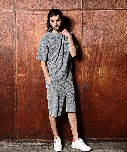 RATTLE TRAP(ラトルトラップ)の「【セットアップ対応】ピグメントバイオパイルジャガードショートパンツ(その他パンツ・メンズ・ブラック/ベージュ/ブルー・S/M/L)」の15枚目の写真