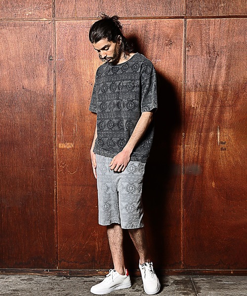 RATTLE TRAP(ラトルトラップ)の「【セットアップ対応】ピグメントバイオパイルジャガードショートパンツ(その他パンツ・メンズ・ブラック/ベージュ/ブルー・S/M/L)」の9枚目の写真