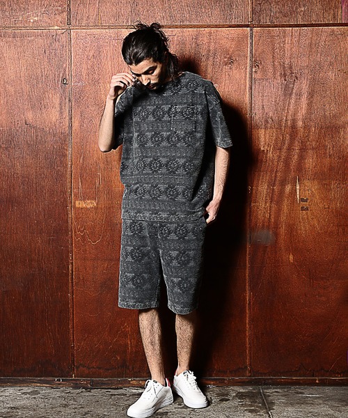 RATTLE TRAP(ラトルトラップ)の「【セットアップ対応】ピグメントバイオパイルジャガードショートパンツ(その他パンツ・メンズ・ブラック/ベージュ/ブルー・S/M/L)」の13枚目の写真