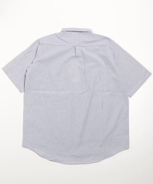 Mac-House(マックハウス)の「ORGABITS オーガビッツ ストライプレギュラーシャツ(シャツ/ブラウス・メンズ・グレー/ブルー・L/S/XL/M)」の13枚目の写真