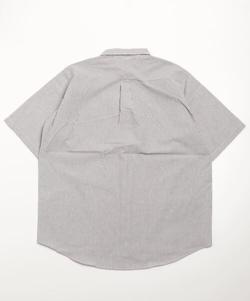 Mac-House(マックハウス)の「ORGABITS オーガビッツ ストライプレギュラーシャツ(シャツ/ブラウス・メンズ・グレー/ブルー・L/S/XL/M)」の14枚目の写真