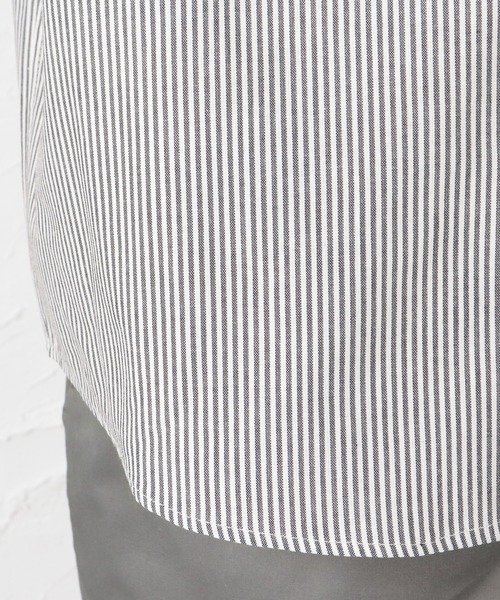 Mac-House(マックハウス)の「ORGABITS オーガビッツ ストライプレギュラーシャツ(シャツ/ブラウス・メンズ・グレー/ブルー・L/S/XL/M)」の10枚目の写真