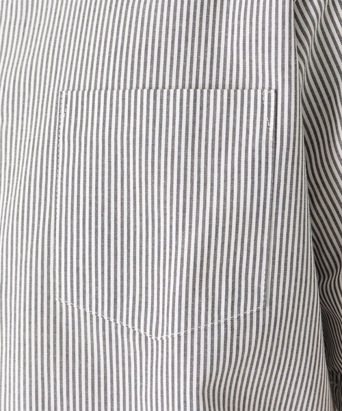 Mac-House(マックハウス)の「ORGABITS オーガビッツ ストライプレギュラーシャツ(シャツ/ブラウス・メンズ・グレー/ブルー・L/S/XL/M)」の11枚目の写真