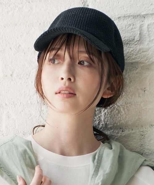 ikka(イッカ)の「サーモキャップ(キャップ・レディース・ホワイト/ブラック/グレー/オレンジ/キャメル・FREE)」の3枚目の写真