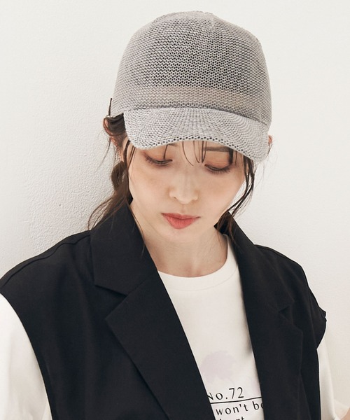 ikka(イッカ)の「サーモキャップ(キャップ・レディース・ホワイト/ブラック/グレー/オレンジ/キャメル・FREE)」の21枚目の写真