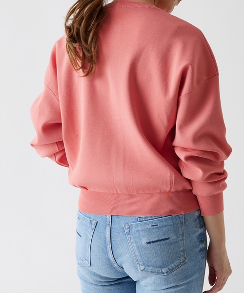 OUVRAGE CLASSE(ウヴラージュクラス)の「比翼カーディガン(カーディガン/ボレロ・レディース・オフホワイト/ライトグレー/ブラック/ネイビー/ピンク/ライム・FREE)」の13枚目の写真