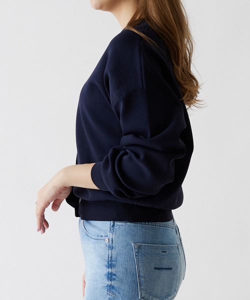 OUVRAGE CLASSE(ウヴラージュクラス)の「比翼カーディガン(カーディガン/ボレロ・レディース・オフホワイト/ライトグレー/ブラック/ネイビー/ピンク/ライム・FREE)」の16枚目の写真