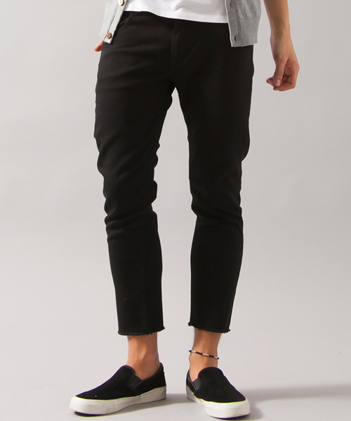 BEAUTY&YOUTH UNITED ARROWS（ビューティーアンドユースユナイテッドアローズ）の「BY ∴ カット/オフ 5ポケット アンクルパンツ◆（その他パンツ・メンズ・オフホワイト/ブラック/ライトブルー・MEDIUM/LARGE/SMALL/X-LARGE）」の15枚目の写真