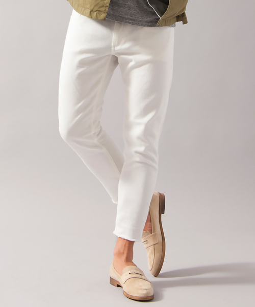 BEAUTY&YOUTH UNITED ARROWS（ビューティーアンドユースユナイテッドアローズ）の「BY ∴ カット/オフ 5ポケット アンクルパンツ◆（その他パンツ・メンズ・オフホワイト/ブラック/ライトブルー・MEDIUM/LARGE/SMALL/X-LARGE）」の16枚目の写真