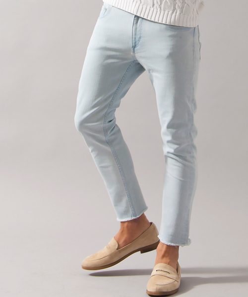 BEAUTY&YOUTH UNITED ARROWS（ビューティーアンドユースユナイテッドアローズ）の「BY ∴ カット/オフ 5ポケット アンクルパンツ◆（その他パンツ・メンズ・オフホワイト/ブラック/ライトブルー・MEDIUM/LARGE/SMALL/X-LARGE）」の17枚目の写真