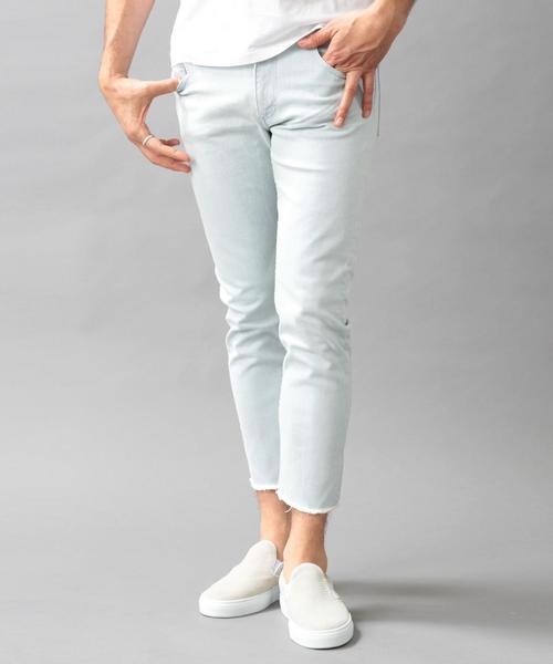 BEAUTY&YOUTH UNITED ARROWS（ビューティーアンドユースユナイテッドアローズ）の「BY ∴ カット/オフ 5ポケット アンクルパンツ◆（その他パンツ・メンズ・オフホワイト/ブラック/ライトブルー・MEDIUM/LARGE/SMALL/X-LARGE）」の20枚目の写真