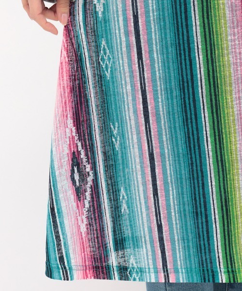 チチカカ（チチカカ）の「サラッペフレアワンピース（ワンピース・レディース・オレンジ/ブルー・FREE）」の11枚目の写真