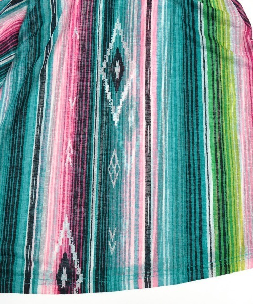 チチカカ（チチカカ）の「サラッペフレアワンピース（ワンピース・レディース・オレンジ/ブルー・FREE）」の12枚目の写真