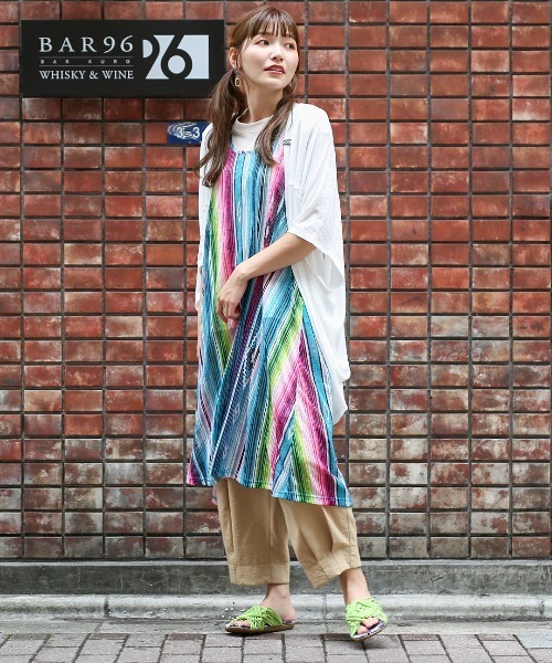 チチカカ（チチカカ）の「サラッペフレアワンピース（ワンピース・レディース・オレンジ/ブルー・FREE）」の17枚目の写真