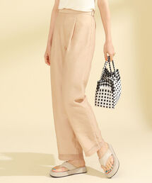 Ray BEAMS | Ray BEAMS / オーガンジー 1タック パンツ(その他パンツ)