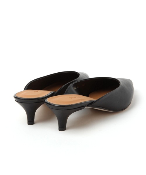 BABYLONE（バビロン）の「BABYLONE / ポイントミュール（その他シューズ・レディース・ベージュ/ブラック・23cm/24cm/24.5cm）」の5枚目の写真