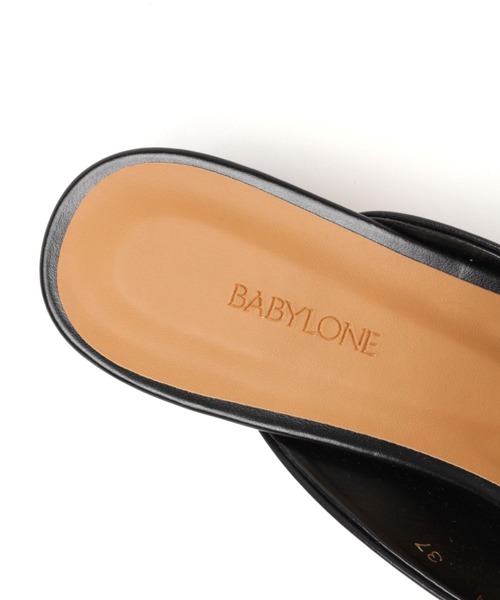 BABYLONE（バビロン）の「BABYLONE / ポイントミュール（その他シューズ・レディース・ベージュ/ブラック・23cm/24cm/24.5cm）」の9枚目の写真