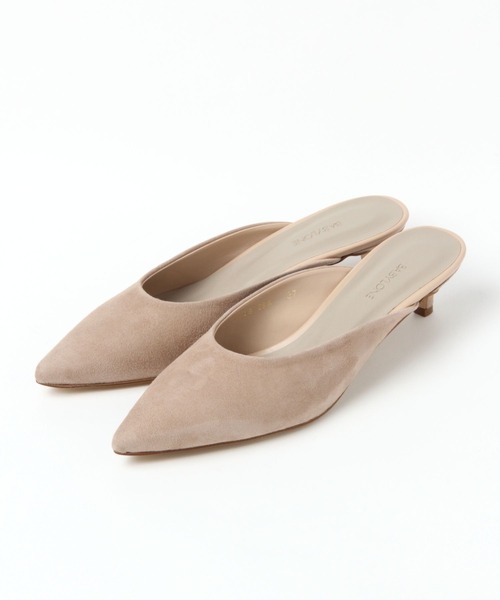 BABYLONE（バビロン）の「BABYLONE / ポイントミュール（その他シューズ・レディース・ベージュ/ブラック・23cm/24cm/24.5cm）」の17枚目の写真