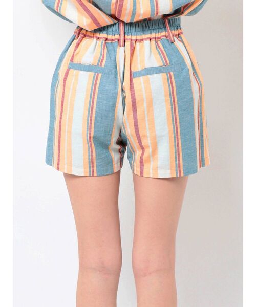 jouetie（ジュエティ）の「マルチストライプパターンキュロット【セットアップ対応】（その他パンツ・レディース・ブルー/ブラック/イエロー・MEDIUM）」の16枚目の写真