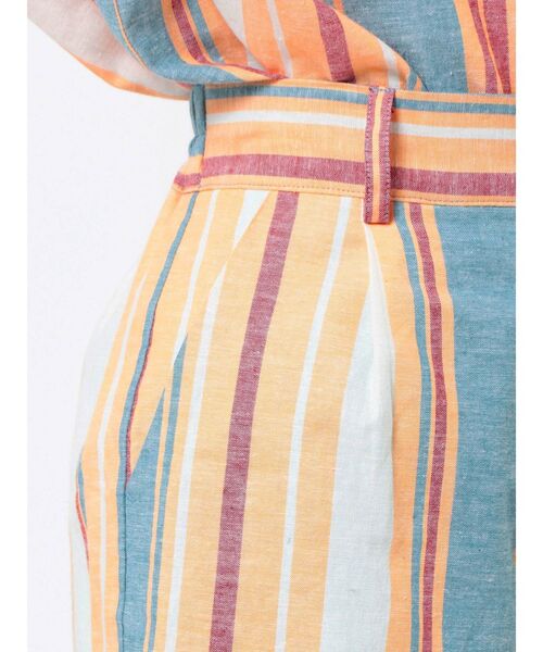 jouetie（ジュエティ）の「マルチストライプパターンキュロット【セットアップ対応】（その他パンツ・レディース・ブルー/ブラック/イエロー・MEDIUM）」の17枚目の写真