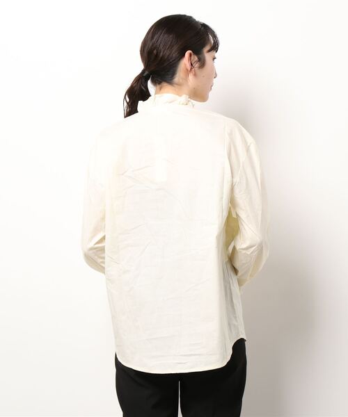 Wefst（ウェスト）の「【Wefst】レイヤードフリルブラウス（シャツ/ブラウス・レディース・ホワイト/イエロー・FREE）」の9枚目の写真