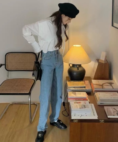 Wefst（ウェスト）の「【Wefst】レイヤードフリルブラウス（シャツ/ブラウス・レディース・ホワイト/イエロー・FREE）」の10枚目の写真