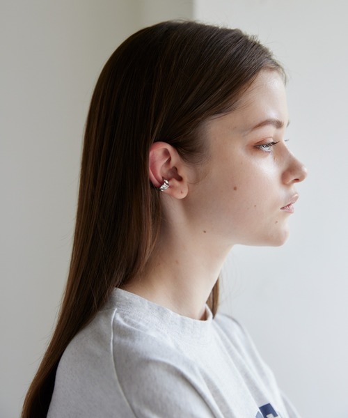 flaner（フラネ）の「Silver ear cuff set/シルバーイヤーカフセット（イヤーカフ・レディース・シルバー・FREE）」の4枚目の写真