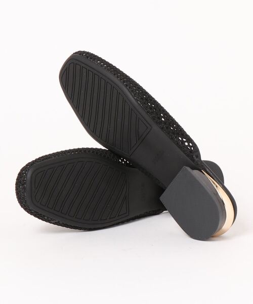 Riberry（リベリー）の「メッシュスリッパサンダル（サンダル・レディース・ブラック/アイボリー・MEDIUM/LARGE）」の6枚目の写真