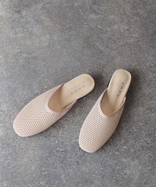 Riberry（リベリー）の「メッシュスリッパサンダル（サンダル・レディース・ブラック/アイボリー・MEDIUM/LARGE）」の12枚目の写真