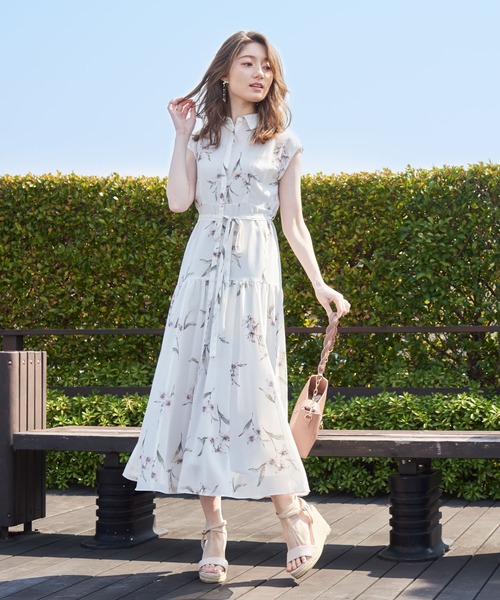 Noela ノエラ　カサブランカプリントシャツワンピース ピンク 楽天市場】【SALE／70%OFF】カサブランカプリントシャツワンピ
