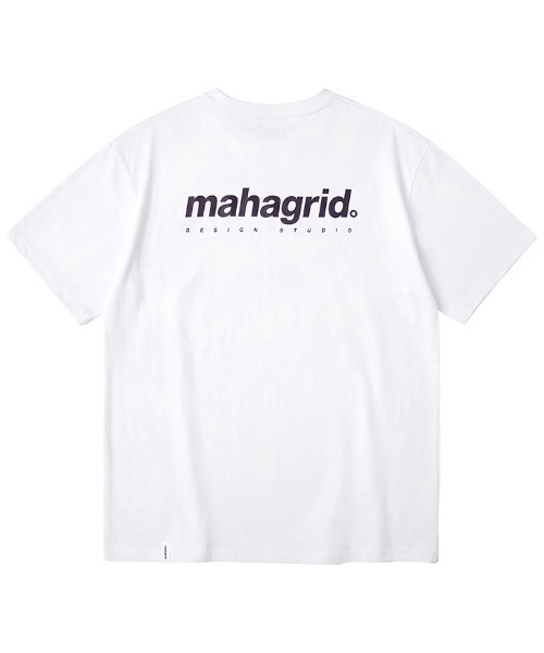 MAHAGRID(マハグリッド)の「【mahagrid】RAINBOW REFLECTIVE LOGO TEE / マハグリッド レインボー リフレクティブ ロゴ Tシャツ(Tシャツ/カットソー・メンズ・ホワイト/チャコールグレー/ブラック・SMALL/MEDIUM/LARGE/X-LARGE)」の2枚目の写真