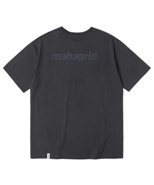 MAHAGRID(マハグリッド)の「【mahagrid】RAINBOW REFLECTIVE LOGO TEE / マハグリッド レインボー リフレクティブ ロゴ Tシャツ(Tシャツ/カットソー・メンズ・ホワイト/チャコールグレー/ブラック・SMALL/MEDIUM/LARGE/X-LARGE)」の3枚目の写真
