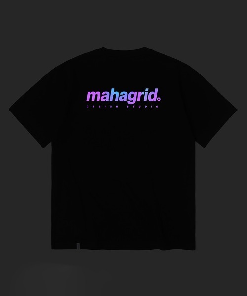 MAHAGRID(マハグリッド)の「【mahagrid】RAINBOW REFLECTIVE LOGO TEE / マハグリッド レインボー リフレクティブ ロゴ Tシャツ(Tシャツ/カットソー・メンズ・ホワイト/チャコールグレー/ブラック・SMALL/MEDIUM/LARGE/X-LARGE)」の8枚目の写真