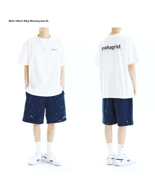 MAHAGRID(マハグリッド)の「【mahagrid】RAINBOW REFLECTIVE LOGO TEE / マハグリッド レインボー リフレクティブ ロゴ Tシャツ(Tシャツ/カットソー・メンズ・ホワイト/チャコールグレー/ブラック・SMALL/MEDIUM/LARGE/X-LARGE)」の21枚目の写真